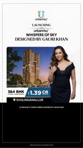 Project Image of 1590.0 - 2146.0 Sq.ft 3 BHK Apartment for buy in Urbanrise Whispers Of Sky