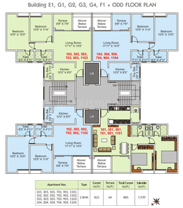 Project Image of 876.0 - 1626.0 Sq.ft 2 BHK Apartment for buy in Park Infinia