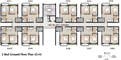 Project Image of 670.0 - 1050.0 Sq.ft 2 BHK Apartment for buy in New Age Swayam City