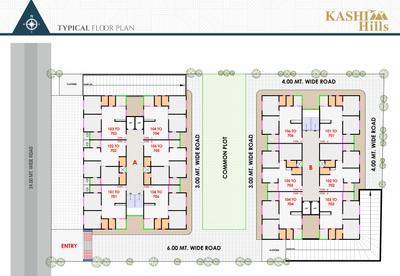 Project Image of 595.78 - 617.09 Sq.ft 2 BHK Apartment for buy in K S Kashi Hills