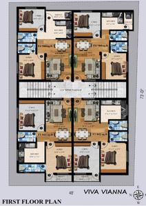 Project Image of 780.0 - 842.0 Sq.ft 2 BHK Apartment for buy in Viva Vianna