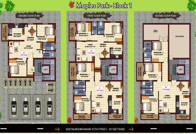 Project Image of 693.0 - 1025.0 Sq.ft 2 BHK Apartment for buy in JKB Maples Park