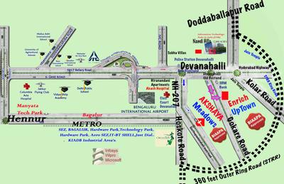 Project Image of 1180.0 - 5000.0 Sq.ft Residential Plot Plot for buy in Enrich Akshaya Meadows