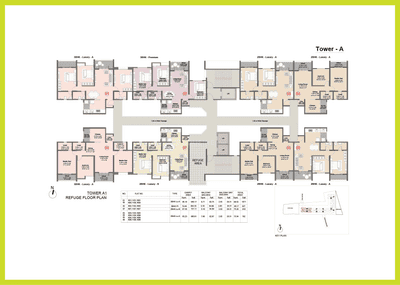 Project Image of 928.0 - 1071.0 Sq.ft 3 BHK Apartment for buy in Kohinoor Famville
