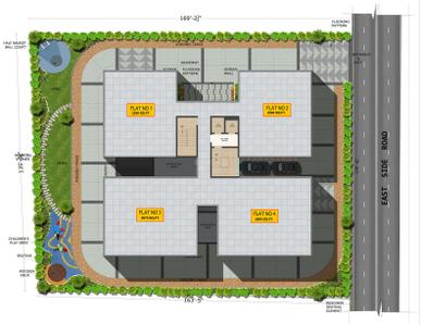 Project Image of 2285.0 - 2680.0 Sq.ft 3 BHK Apartment for buy in Bharathi Lake Woods