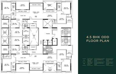 Project Image of 0.0 - 2286.0 Sq.ft 4 BHK Apartment for buy in Kumar Privie Shiloh