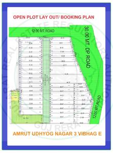 Shreeji Amrut Udhyog Nagar 3 Vibhag E Layout Plan 1