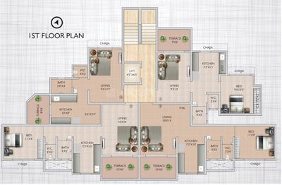 Project Image of 253.0 - 500.0 Sq.ft 1 RK Apartment for buy in Amber Tara