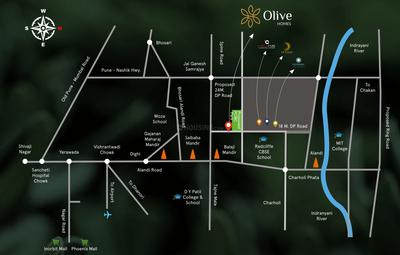 Project Image of 423.0 - 864.0 Sq.ft 1 BHK Apartment for buy in Aakar Olive Homes 1