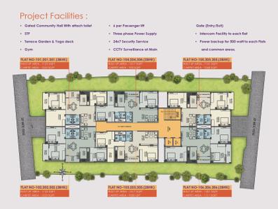 Project Image of 1017.0 - 1201.0 Sq.ft 2 BHK Apartment for buy in Spica Raghunandan Enclave