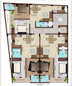 Project Image of 0.0 - 850.0 Sq.ft 2 BHK Builder Floor for buy in Gem Aswamedh Appartment