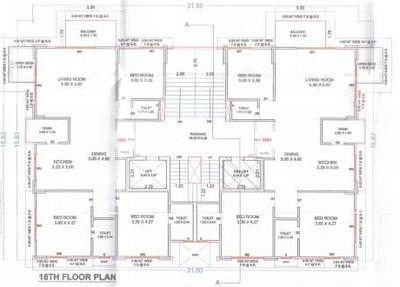 Project Image of 1134.62 - 2045.25 Sq.ft 3 BHK Apartment for buy in Siddhi Vinayak Divine Rivera