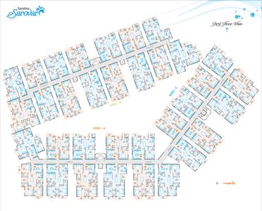 Project Image of 860.0 - 1740.0 Sq.ft 2 BHK Apartment for buy in Samhita Sarovar