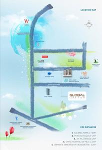 Project Image of 615.0 - 970.0 Sq.ft 2 BHK Apartment for buy in Global Lake View