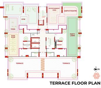 Project Image of 888.0 - 1252.0 Sq.ft 2 BHK Apartment for buy in Saffron Amber Wing C