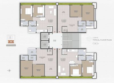 Project Image of 679.0 - 985.0 Sq.ft 2 BHK Apartment for buy in Shrungal Nirvana