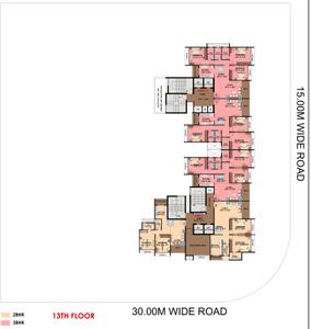 Project Image of 656.28 - 1070.36 Sq.ft 2 BHK Apartment for buy in Shreenathji Delta Riviera