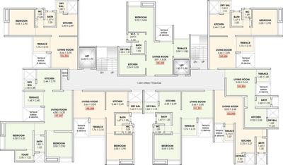 Project Image of 310.0 - 410.0 Sq.ft 1 BHK Apartment for buy in Ratandeep Abhiman Shri B Wing