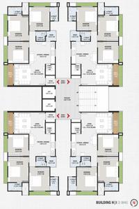 Project Image of 648.42 - 948.0 Sq.ft 2 BHK Apartment for buy in Kiran Concord Towers