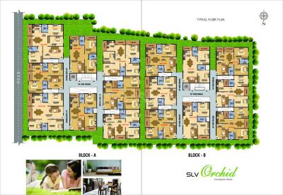 Project Image of 982.0 - 1426.0 Sq.ft 2 BHK Apartment for buy in SLV Orchid
