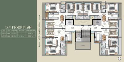 Project Image of 705.0 - 1899.0 Sq.ft 2 BHK Apartment for buy in H Rishabraj Mangal Varsha
