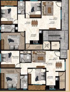 Project Image of 1355.0 - 1375.0 Sq.ft 3 BHK Apartment for buy in Sudarshanam Shubhum Elite