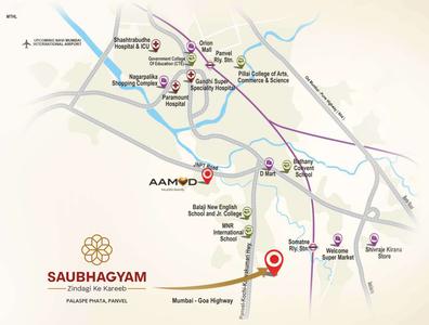 Project Image of 394.17 - 537.23 Sq.ft 1 BHK Apartment for buy in Saubhagyam Phase II