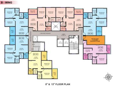 Project Image of 1080 Sq.ft 2 BHK Apartment / Flat for sale in Mundhwa for Rs. 8900000