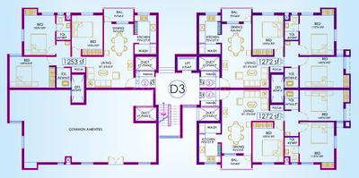 Project Image of 918.0 - 1296.0 Sq.ft 2 BHK Apartment for buy in Navins Brookfield