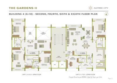 Project Image of 2581.08 - 3295.8 Sq.ft 4 BHK Apartment for buy in Shreno The Gardens II