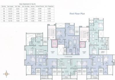 Project Image of 401.0 - 713.0 Sq.ft 1 BHK Apartment for buy in Pride Galaxy Apartment
