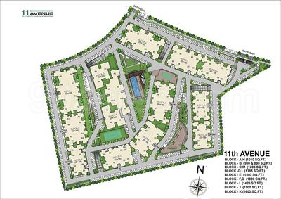 Project Image of 890.0 - 1900.0 Sq.ft 2 BHK Apartment for buy in Gaursons Gaur City 2 11th Avenue