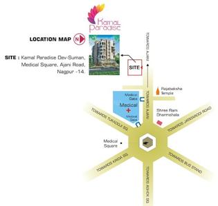 Project Image of 646.0 - 690.0 Sq.ft 2 BHK Apartment for buy in Kamal Paradise