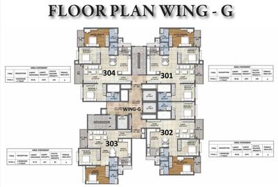 Project Image of 606.44 - 1074.35 Sq.ft 1 BHK Apartment for buy in Ajmera Marina