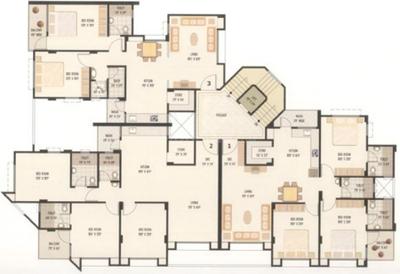 Project Image of 1150.0 - 1575.0 Sq.ft 2 BHK Apartment for buy in Sangini Bhulabhai Park