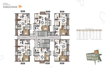 Project Image of 0.0 - 1159.92 Sq.ft 2 BHK Apartment for buy in Vasavi Nandanavanam Block B