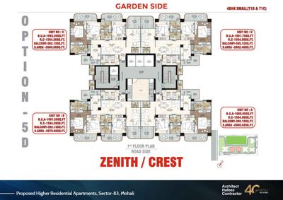 Project Image of 2300.0 - 2800.0 Sq.ft 3 BHK Apartment for buy in STJ The Pinnacle