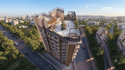 Project Image of 690.07 - 1314.7 Sq.ft 2 BHK Apartment for buy in Lakshmi 64 Crest