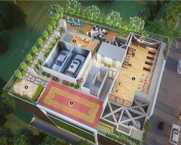 Project Image of 675.0 - 890.0 Sq.ft 2 BHK Apartment for buy in Jet Triveni Heights