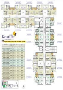 Project Image of 259.95 - 341.43 Sq.ft 1 BHK Apartment for buy in Jagrutsara Sara Kasturi Building D And E