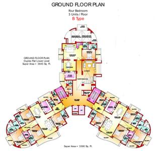 Project Image of 2615.0 - 8580.0 Sq.ft 3 BHK Apartment for buy in Parsvnath Exotica