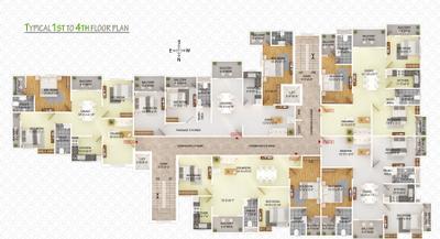 Project Image of 1350.0 - 1579.0 Sq.ft 3 BHK Apartment for buy in Deeps Ericana Encalve