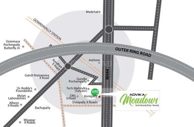 Project Image of 1665.0 - 2120.0 Sq.ft 3 BHK Apartment for buy in Advika Meadows