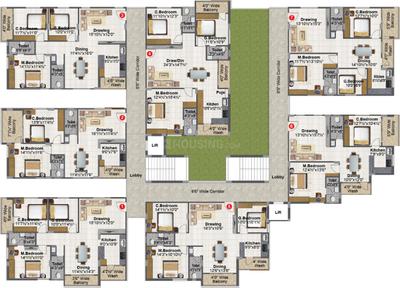 Project Image of 965.0 - 1640.0 Sq.ft 2 BHK Apartment for buy in Fortune Green Gold Finch