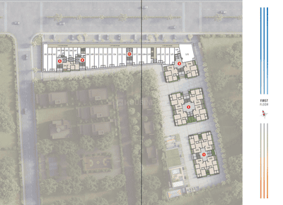 Project Image of 615.59 - 863.37 Sq.ft 2 BHK Apartment for buy in Divine Skyline