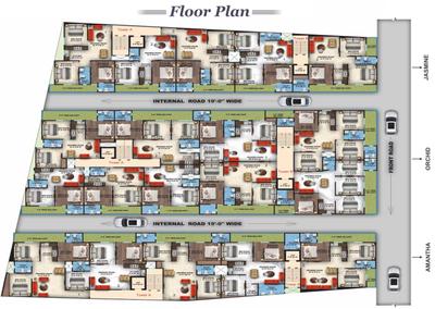Project Image of 1355.0 - 2295.0 Sq.ft 3 BHK Builder Floor for buy in Universal Antalya Heights Phase I