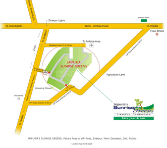 Project Image of 1288.0 - 3335.0 Sq.ft 2 BHK Apartment for buy in Jaipuria Sunrise Greens