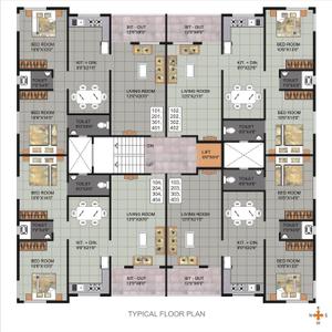 Project Image of 0.0 - 1240.0 Sq.ft 2 BHK Apartment for buy in Aaradhya Galaxy