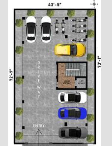 Project Image of 0.0 - 1173.0 Sq.ft 2.5 BHK Apartment for buy in Ample E V K Residency