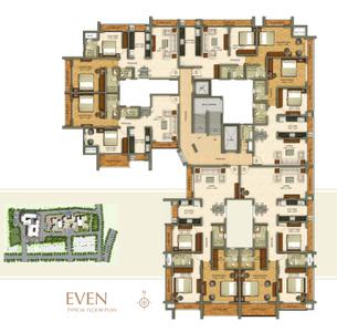Project Image of 1150.0 - 1900.0 Sq.ft 2 BHK Apartment for buy in Vasais One